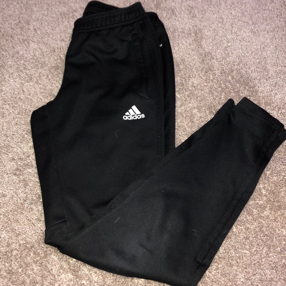 Black Adidas pants